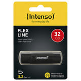 Intenso Flex Line 32 GB, USB-Stick schwarz, USB-C und USB-A