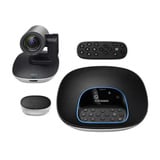 Logitech GROUP, Webcam schwarz/silber