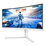 Philips EVNIA 34M2C5601QA, Gaming-Monitor 86.36 cm (34 Zoll), weiß, WQHD, Fast-VA, Curved, HDMI, DP, 200Hz Panel