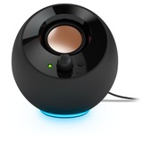 Creative Pebble SE , PC-Lautsprecher schwarz, USB-C, Klinke, RGB-Beleuchtung