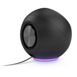 Creative Pebble SE , PC-Lautsprecher schwarz, USB-C, Klinke, RGB-Beleuchtung