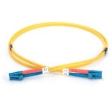 Digitus LWL Patchkabel, Duplex, LC > LC Stecker, Singlemode OS2 gelb, 2 Meter