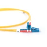 Digitus LWL Patchkabel, Duplex, LC > LC Stecker, Singlemode OS2 gelb, 2 Meter