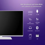 JVC LT-40VF5355W, LED-Fernseher 100 cm (40 Zoll), weiß, FullHD, Triple Tuner, Smart TV, TiVo Betriebssystem
