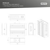 Digitus 4P Gigabit PoE Switch Ind. Unmanaged 1xSFP 