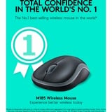Logitech Wireless Mouse M185, Maus grau
