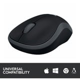 Logitech Wireless Mouse M185, Maus grau