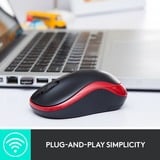 Logitech Wireless Mouse M185, Maus grau