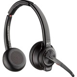 Poly Savi 8220 Office DECT, Headset schwarz, Stereo, USB-A, USB-C, Microsoft Teams