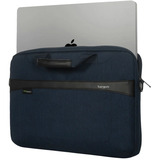 Targus Notebooktasche GeoLite EcoSmart Essential Slim Brief  dunkelblau/schwarz, bis 40,6 cm I 16"