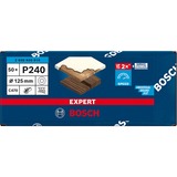 Bosch Professional Expert C470 Schleifblatt, Ø 125mm, K240 50 Stück, für Exzenterschleifer
