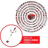 EINHELL Power X-Change Akku-Motorsense AGILLO 18/200, 18Volt rot/schwarz, ohne Akku und Ladegerät