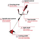 EINHELL Power X-Change Akku-Motorsense AGILLO 18/200, 18Volt rot/schwarz, ohne Akku und Ladegerät