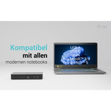 i-tec Universal Intelligent Dual Display Docking Station, Dockingstation schwarz, Power Delivery 100W