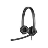 Logitech USB Stereo Headset H570e schwarz
