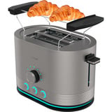 Cecotec Toaster Shine&Toast Double edelstahl, 850 Watt, für 2 Scheiben Toast