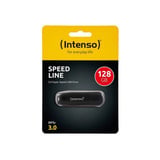Intenso Speed Line 128 GB, USB-Stick schwarz, USB-A 3.2 Gen 1