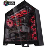 ALTERNATE Custom PC Series • iCUE Red Madness Gaming-PC schwarz/transparent, ohne Betriebssystem