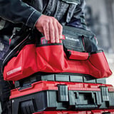 EINHELL Systemkoffer E-Case Tasche schwarz/rot
