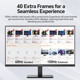 Koorui E2212F, LED-Monitor 54.5 cm (21.45 Zoll), schwarz, FullHD, VA, HDMI, VGA, 100Hz Panel