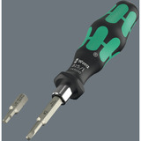 Wera Tool-Check Modular Imperial 1, Bit-Satz schwarz/grün, 21-teilig, zöllig, inkl. 1/4" Bit-Ratsche