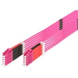 Digitus LWL Patchkabel, Duplex, LC > LC Stecker, Multimode OM4 hellviolett, 1 Meter