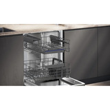 Siemens SN43ES22AE iQ300 , Spülmaschine edelstahl (gebürstet)/schwarz, 60 cm, Home Connect