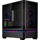 ASUS PRIME AP202 TG ARGB , Tower-Gehäuse schwarz, Tempered Glass x 2