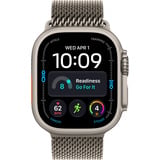 Apple Watch Ultra 4, Smartwatch Titan natur, 49 mm, Milanaise Armband Titan natur S, Cellular