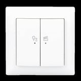 Busch-Jaeger LED-Dimmer flexibel Set Wireless weiß, Retail