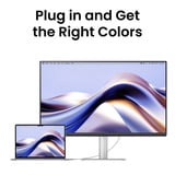 BenQ MA270UP für MacBook, LED-Monitor 68.6 cm (27 Zoll), silber, UltraHD/4K, IPS, HDMI, USB-C, USB-Hub