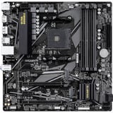 GIGABYTE B550M DS3H R2, Mainboard schwarz/grau