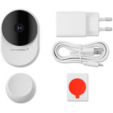 Homematic IP Innenkamera – basic (HmIP-CI-B), Netzwerkkamera weiß/schwarz, 3 MP, WLAN