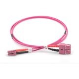 Digitus LWL Patchkabel, Duplex, LC > SC Stecker, Multimode OM4 hellviolett, 3 Meter