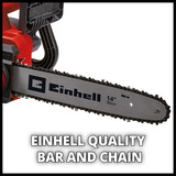 EINHELL Elektro-Kettensäge GC-EC 1935 rot/schwarz, 1.900 Watt