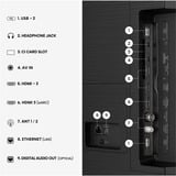 Hisense 85E7S Hi-QLED-Fernseher 215 cm (85 Zoll), schwarz, UltraHD/4K, Triple Tuner
