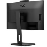 AOC 24P3CW, LED-Monitor 60.5 cm (23.8 Zoll), schwarz, FullHD, IPS, LS, Webcam, Mikrofon, 100Hz Panel