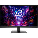 ASRock PG27QRT1B, Gaming-Monitor 68.6 cm (27 Zoll), schwarz, QHD, VA, Curved, HDMI, DP, Free-Sync, 180Hz Panel