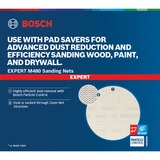 Bosch Professional Expert M480 Netzstruktur-Schleifblatt Ø 125mm, K400 50 Stück, für Exzenterschleifer