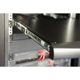 Digitus Modulare HD LCD KVM Konsole mit 19" TFT 8 Port Cat 5, KVM-Switch schwarz, deutsches Tastaturlayout, 8 Port Cat 5 KVM-Switch, Touchpad