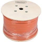 Digitus Professional Cat.7 S/FTP Verlegekabel simplex, Cca orange, 1.000 Meter Trommel