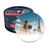 MediaRange CD-R 700 MB, CD-Rohlinge 52fach, 50 Stück, bedruckbar