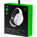 Razer Barracuda X Chroma , Gaming-Headset weiß, Bluetooth 5.3, USB-Dongle