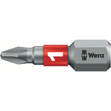 Wera Kraftform Kompakt 20 RA-R, Bit-Satz schwarz/grün, 6-teilig, 1/4", mit Ratschenfunktion und Rapidaptor Schnellwechselfutter