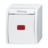 Busch-Jaeger Kontrollausschalter 2601/2 Schalter Wippe weiß, Retail