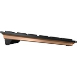 CHERRY DW 9100 SLIM, Desktop-Set schwarz/bronze, CH-Layout, Cherry SX-Scherentechnologie