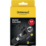 Intenso Music Walker, MP3-Player schwarz, 64 GB