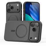 Nevox StyleShell INVISIO, Handyhülle schwarz, iPhone 17 Pro, kompatibel mit MagSafe