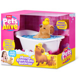 ZURU Pets Alive - Mommy Capybara and Baby Surprise, Spielfigur 