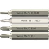Wera Tool-Check Modular Micro 1, Bit-Satz schwarz/grün, 21-teilig, inkl. Handhalter Kraftform Micro 4mm